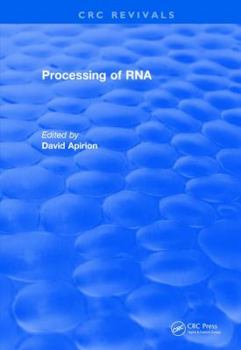 Paperback Revival: Processing of RNA (1983) Book