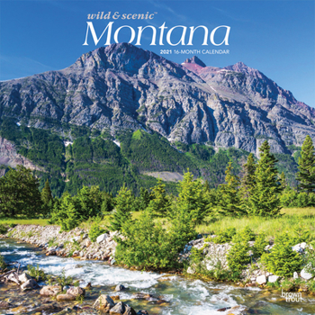 Calendar Montana Wild & Scenic 2021 Square Book