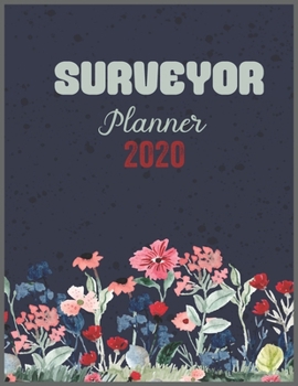 Paperback SURVEYOR Planner 2020: Daily Weekly Planner with Monthly quick-view/over view with 2020 calendar Book