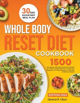 Paperback Whole Body Reset Diet Cookbook Book