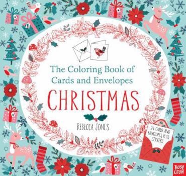 Paperback The Coloring Book of Cards and Envelopes: Christmas Book