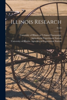 Paperback Illinois Research; 31-33 Book