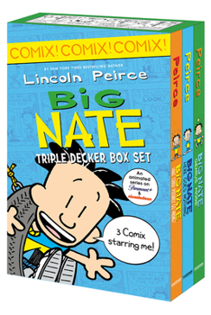 Paperback Big Nate: Triple Decker Box Set: Big Nate: What Could Possibly Go Wrong? and Big Nate: Here Goes Nothing, and Big Nate: Genius Mode Book