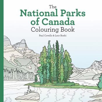 Paperback National Parks of Canada Colouring Book