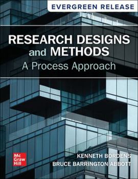 Hardcover Mhe High School Research Design and Methods: A Process Approach Book