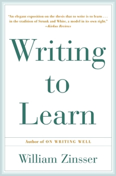 Paperback Writing to Learn Book