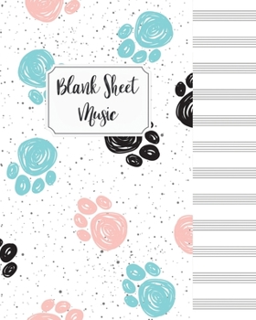 Blank Sheet Music Composition Manuscript Staff Paper Art Music Christmas Notebook Birthday Gift: Sheet Music Notebook / Journal Gift, 100 Pages, 8x10, Soft Cover, Matte Finish