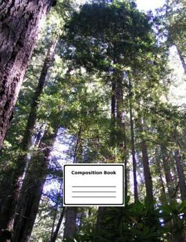 Paperback Composition Book College Ruled Trees Book