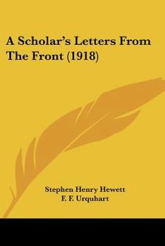 A Scholar's Letters from the Front