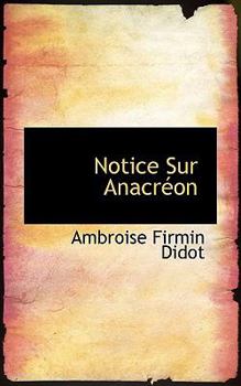 Paperback Notice Sur Anacr on [French] Book