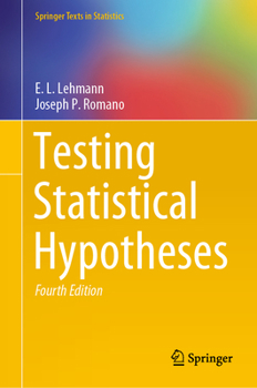 Hardcover Testing Statistical Hypotheses Book