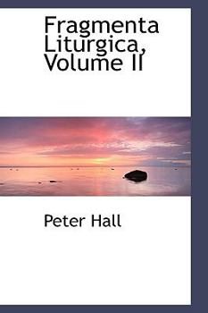 Paperback Fragmenta Liturgica, Volume II Book