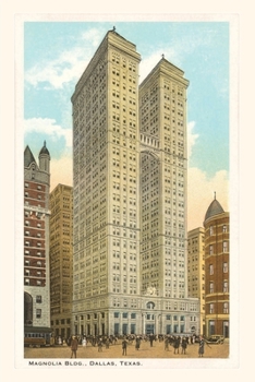 Paperback Vintage Journal Magnolia Building, Dallas, Texas Book