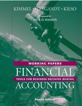 Paperback Financial Accounting, Working Papers: Tools for Business Decision Making Book