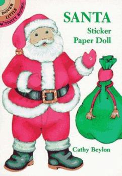 Paperback Santa Sticker Paper Doll (Dover Little Activity Books) Book