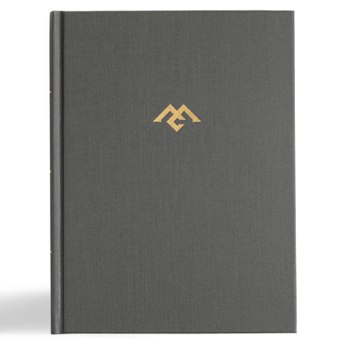 Hardcover CSB Men of Character Bible, Revised and Updated, Charcoal Cloth Over Board Book