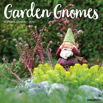 Calendar Garden Gnomes 2025 12 X 12 Wall Calendar Book