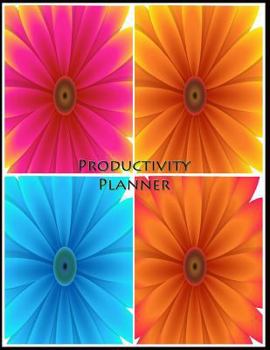 Paperback Productivity Planner: Get Organized by Tracking Your Daily Priorities & Tasks-8.5x11 Desk Size-367 Pages Book