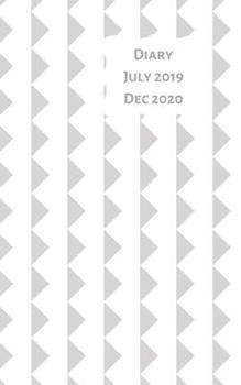 Paperback Diary July 2019 Dec 2020: 5x8 week to a page 18 month diary. Space for notes and to do list on each page. Perfect for teachers, students and sma Book