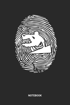 Notebook: Dotted Lined Parkour Themed Notebook (6x9 inches) ideal as a fingerprint DNA Journal. Perfect as a Freestyle Running Run Book for every Free ... Sports lover. Great gift for Men & Women