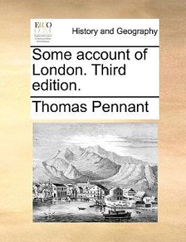 Paperback Some account of London. Third edition. Book