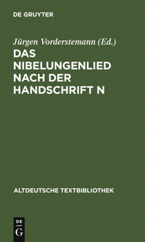 Hardcover Das Nibelungenlied nach der Handschrift n [German] Book