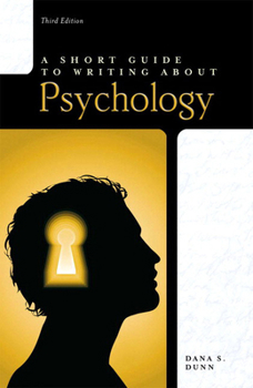 Paperback A Short Guide to Writing about Psychology Book