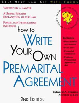 Paperback How to Write Your Own Premarital Agreement Book