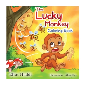 Paperback Children's books: " The Lucky Monkey Coloring Book " Book