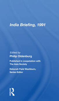 Paperback India Briefing, 1991 Book