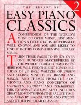 Paperback Library of Easy Piano Classics 2 Book