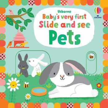 Hardcover Baby's Very First Slide and See Pets Book