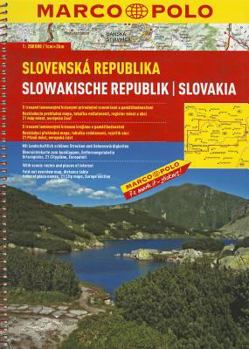 Spiral-bound Slovakia Marco Polo Road Atlas Book