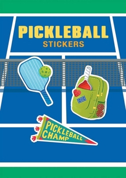 Paperback Pickleball Stickers (Dover Little Activity Books: Sports) Book