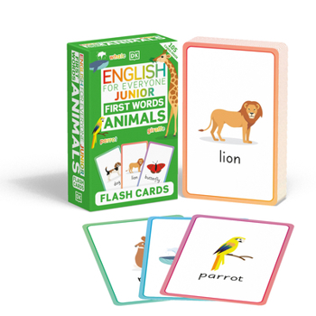 Cards English for Everyone Junior First Words Animals Flash Cards Book