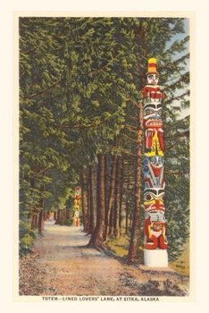 Paperback Vintage Journal Totem Poles, Sitka Book