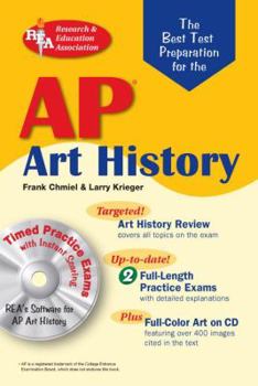 Paperback AP Art History W/CD-ROM (Rea)-The Best Test Prep for [With CDROM] Book
