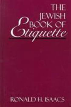 Hardcover The Jewish Book of Etiquette Book