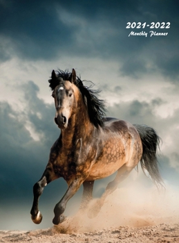2021-2022 Monthly Planner : Large Two Year Planner (Wild Stallion Hardcover)