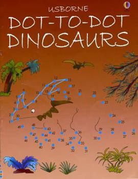 Paperback Dot-To-Dot Dinosaurs Book