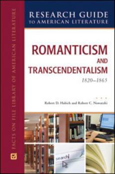 Hardcover Romanticism and Transcendentalism, 1820-1865 Book
