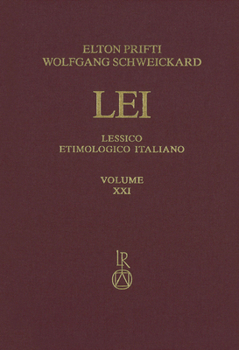 Hardcover Lessico Etimologico Italiano. Band 21 (XXI): E-Excrescere [German] Book
