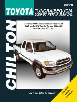 Paperback Chilton Toyota Tundra/Sequoia 2000-2007 Repair Manual Book