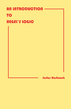 Paperback An Introduction to Hegel's Logic (Hackett Classics Series) Book