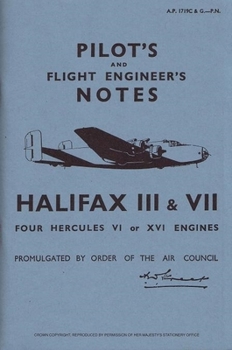 Paperback Handley Page Halifax - Pilot's Notes Book