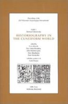 Paperback Historiography in the Cuneiform World: Vol. 1 Book