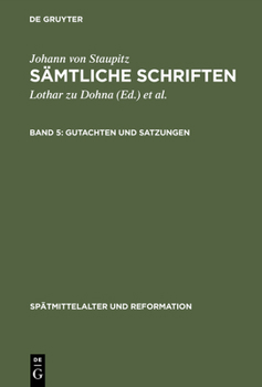 Hardcover Gutachten Und Satzungen [German] Book