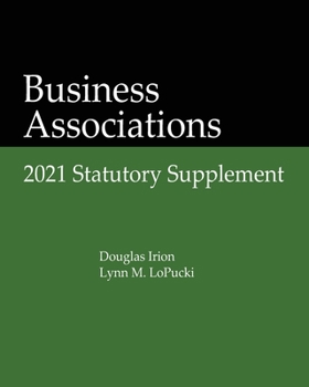 Paperback Business Associations: 2021 Statutory Supplement Book