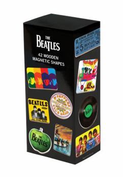 Paperback The Beatles 42 Wooden Magnetic Shapes Book