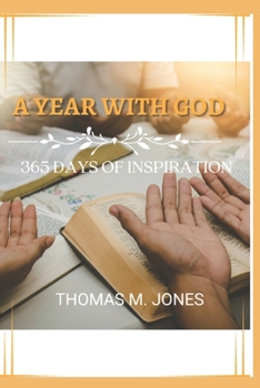 Paperback A Year with God: 365 Days of Inspiration [Large Print] Book